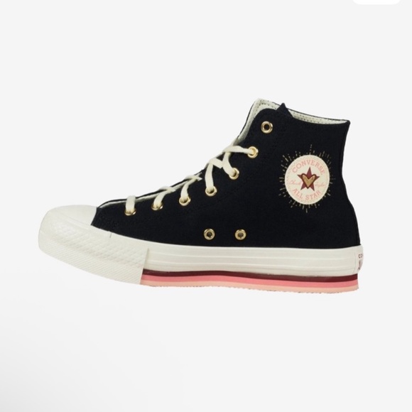 Converse Other - Converse Chuck Taylor All Star EVA Lift Platform High Tops Kids Size 1